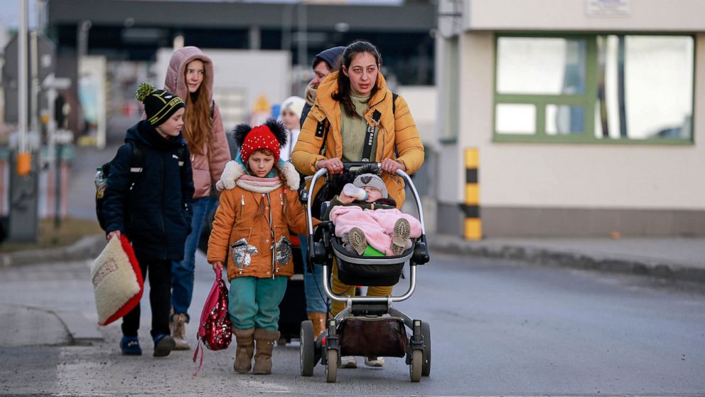 “We have been very moved by the human suffering of the refugees fleeing Ukraine”