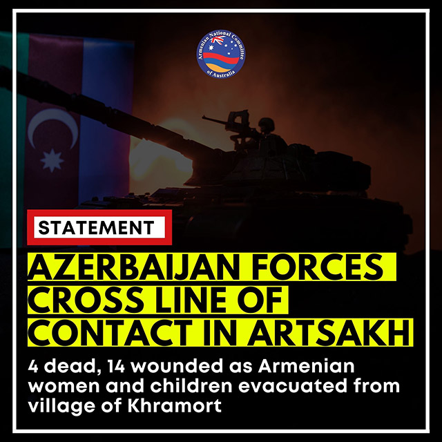 Azerbaijan Forces Cross Artsakh Line Of Contact After Cutting off Gas to Armenians
