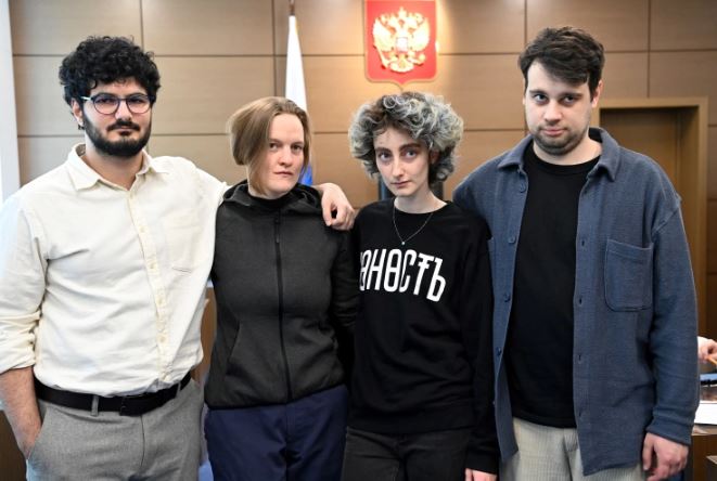 Russian court sentences 4 student journalists to 2 years of correctional labor