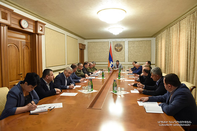 Arayik Harutyunyan chaired a regular sitting of the Security Council