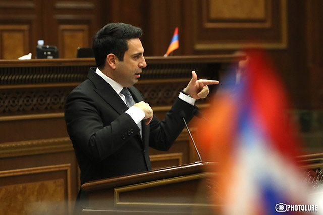 Alen Simonyan: Opposition returns with its own agenda, but it has no agenda