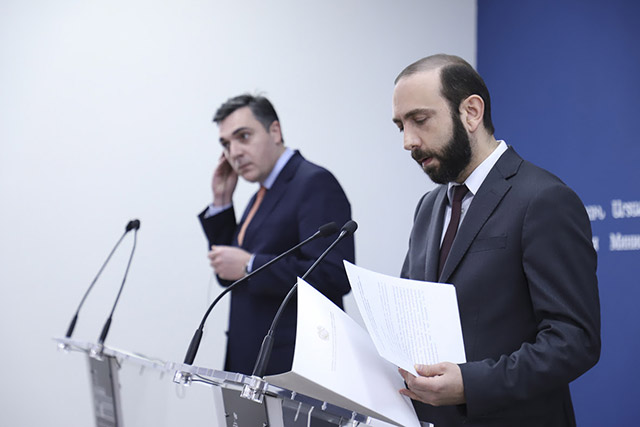 I would like to state with commendation that there is a high level of political dialogue and cooperation within bilateral and multilateral platforms between Armenia and Georgia-Ararat Mirzoyan