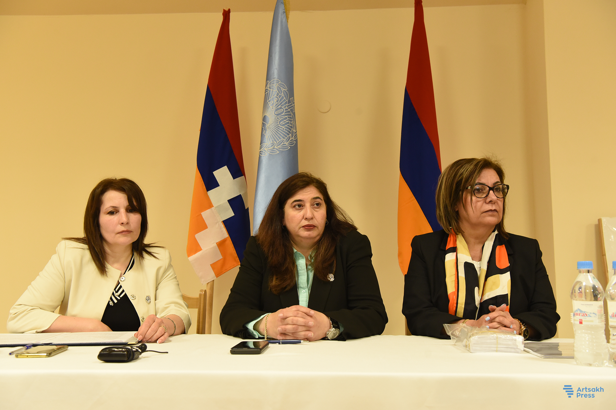 A group of students who participated in the 44-day Artsakh War received support from the Armenian Relief Society