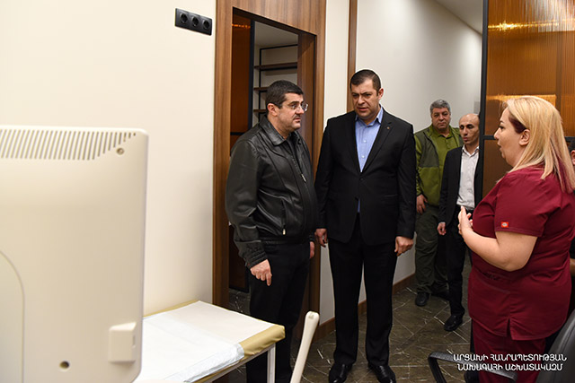 Arayik Harutyunyan visited the newly-opened “LilMed” Private Medical Center