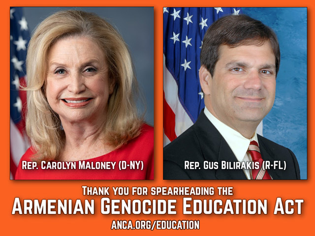 ANCA Backs Armenian Genocide Education Act