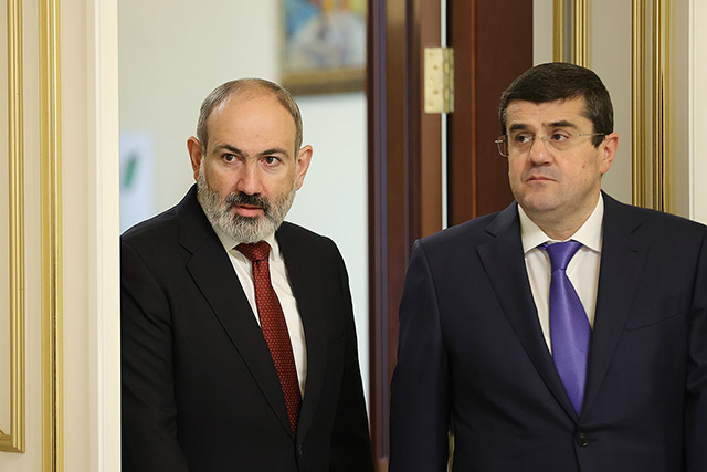 Armenian PM, Artsakh President meet in Yerevan