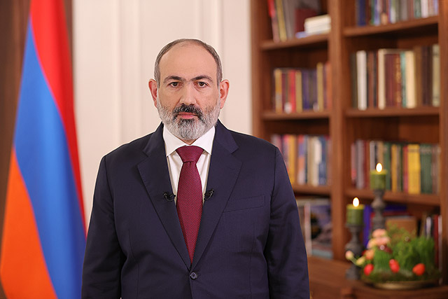 Prime Minister Nikol Pashinyan congratulates Easter 2022 reciting Psalm 22