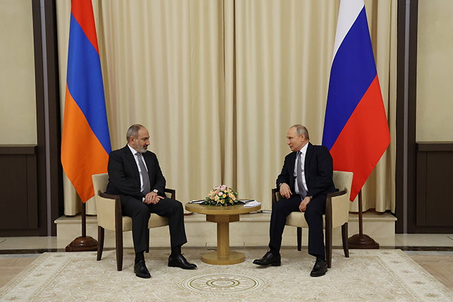 Joint statement of Prime Minister of the Republic of Armenia Nikol Pashinyan and President of Russian Federation Vladimir Putin