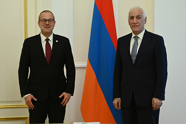 President Vahagn Khachaturyan received Hans Kluge, the WHO Regional Director for Europe