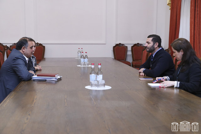 Issues regarding the Armenian-Iranian trade turnover development, the establishment of the business ties were discussed