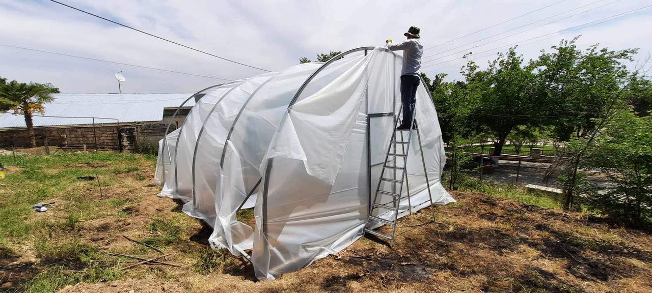 Greenhouses being built in a number of communities in Martuni