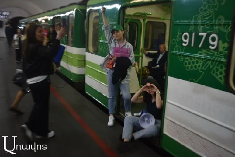 Yerevan metro paralyzed amid protests