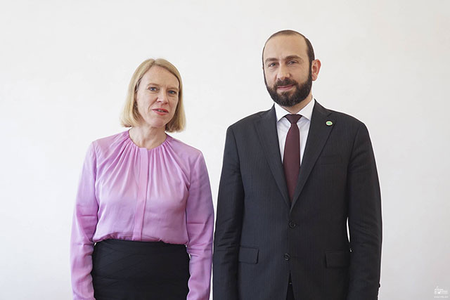 Ararat Mirzoyan and Anniken Huitfeldt exchanged views on the situation in the South Caucasus