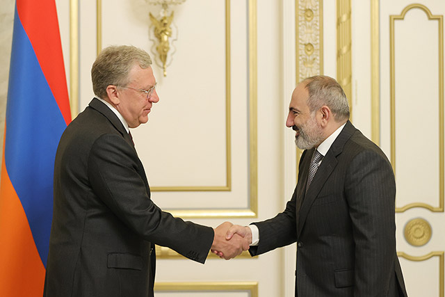 Pashinyan received the Chairman of the Accounts Chamber of the Russian Federation Alexei Kudrin