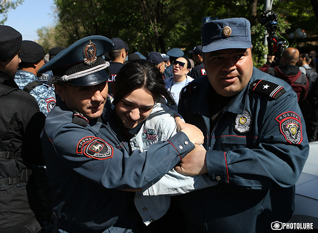 Hundreds Arrested As Armenian Opposition Keeps Up Protests