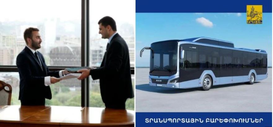 Yerevan buys 12-meter MAN buses