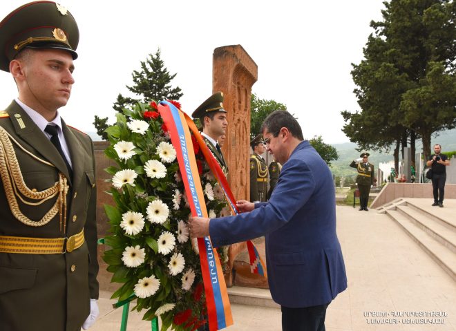 The President of the Republic of Artsakh paid tribute to the memory of Perished Soldiers and Missing in Action