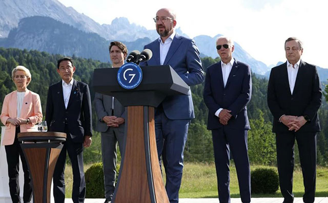 Ukraine needs more and we are committed to providing more: Charles Michel at G7 meeting