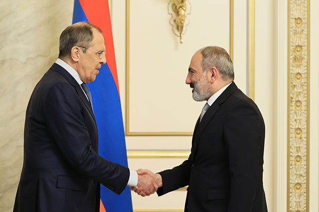 The main issue on our agenda is related to regional security and the settlement of the Nagorno-Karabakh conflict. Nikol Pashinyan to Sergey Lavrov