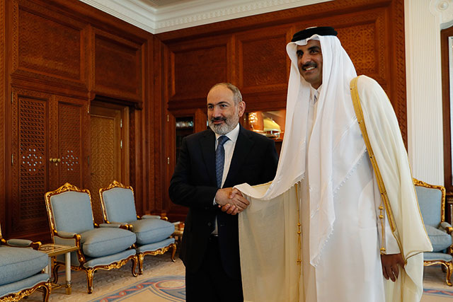 Nikol Pashinyan and the Emir of Qatar discuss a number of issues related to the development of cooperation between the two countries