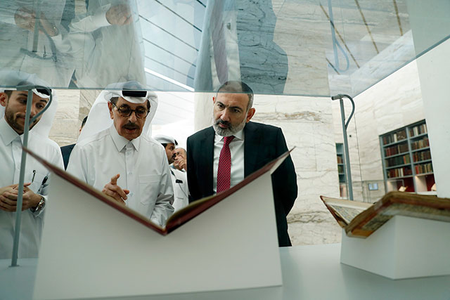 In the sidelines of the Prime Minister’s visit, exhibition entitled “Arabic messages from Armenia. Heritage for Cultural Dialogue” opened in Doha