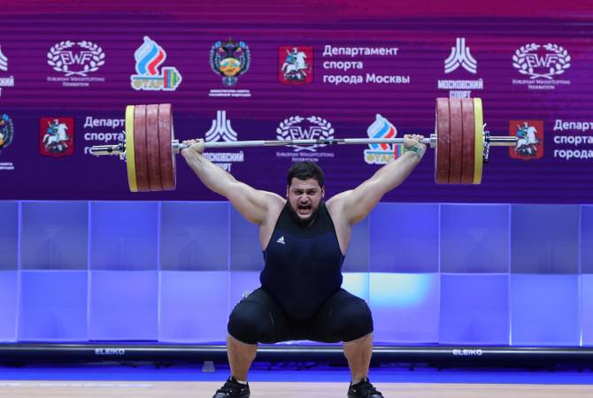 Armenian athletes win silver and bronze at European Weightlifting Championships