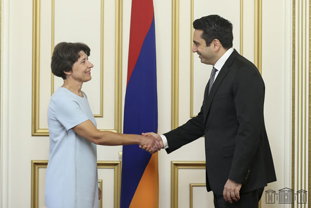Alen Simonyan expressed hope that the Estonian colleague will visit Armenia in the near future and will get acquainted with the situation on the spot