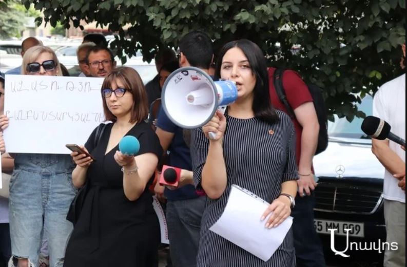 “Remember well, the pipes that supply you with oil and gas are abundantly flooded with the blood of Armenians”: Demonstration at the United Nations