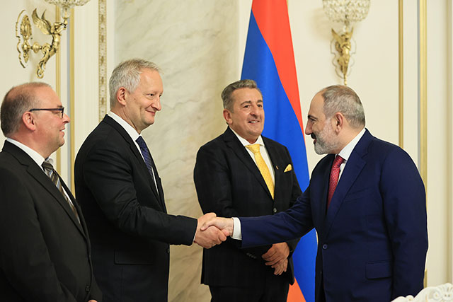 Armenian-German relations are developing dynamically. The Prime Minister receives the delegation of state of Saxony-Anhalt
