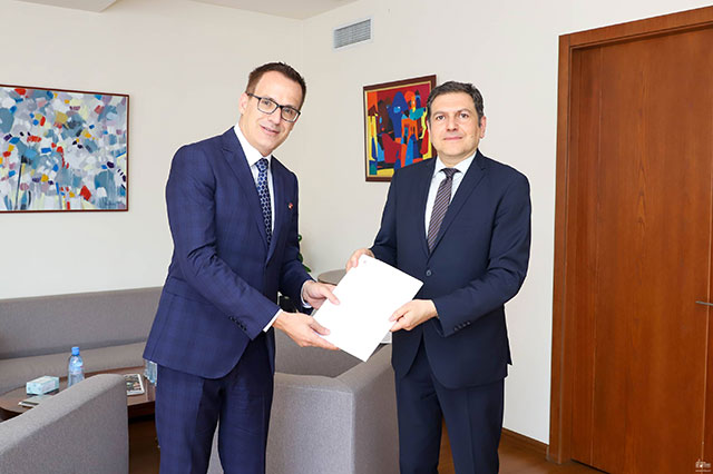 The Deputy Minister presented to the Swiss Ambassador the current developments and the position of the Armenian side regarding the Nagorno-Karabakh conflict
