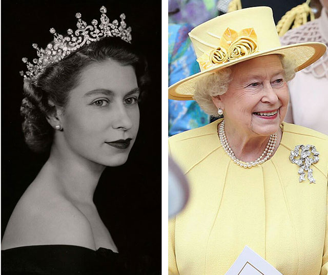 Queen Elizabeth’s jewels on show at Buckingham Palace for Platinum Jubilee
