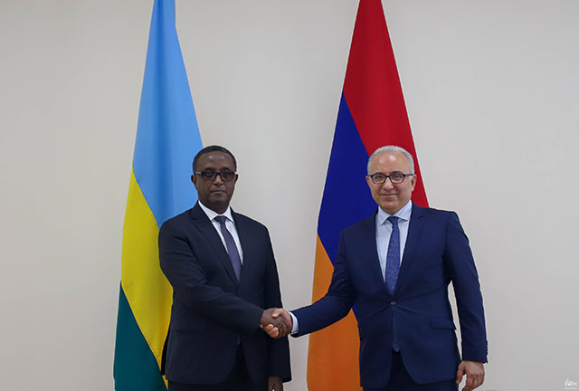 Mnatsakan Safaryan highlighted the importance of joint and consistent efforts of Armenia and Rwanda, as genocide survivor nations, towards prevention and condemnation of genocides