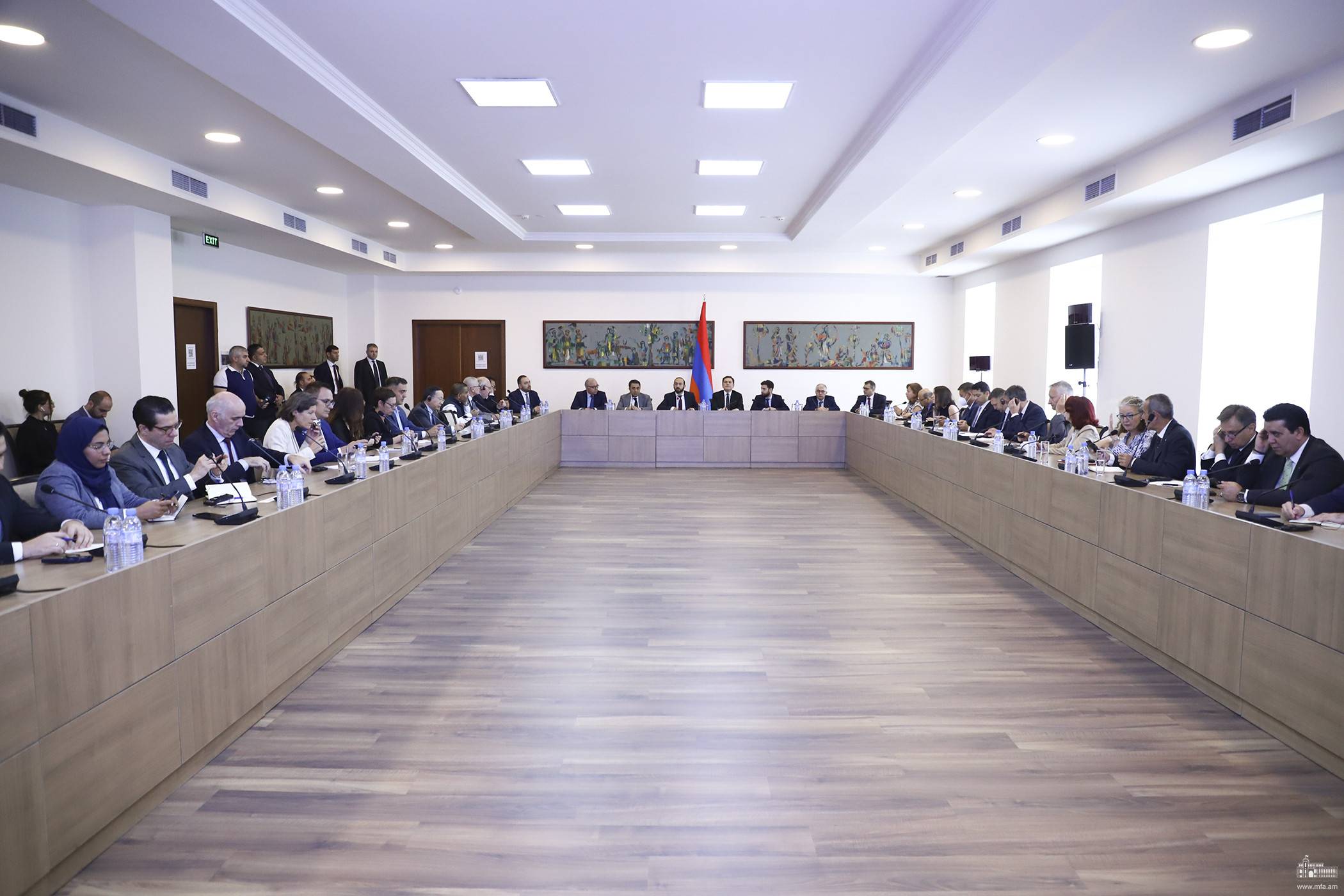 Meeting of Foreign Minister of Armenia Ararat Mirzoyan with the heads of diplomatic missions accredited in Armenia