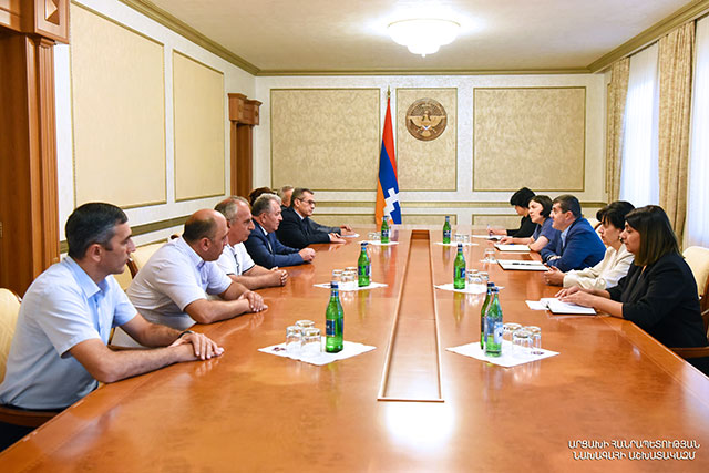 President Harutyunyan received the delegation of the NAS RA