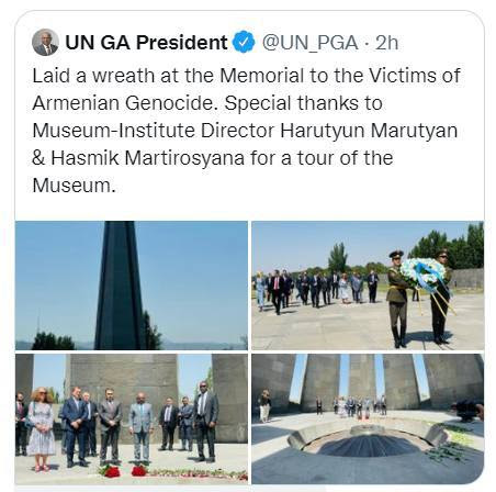 Assembly Calls on UN General Assembly President to Affirm Armenian Genocide