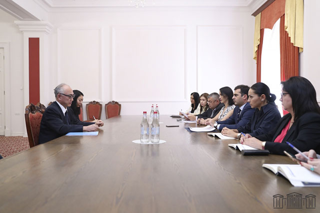 Both sides highlighted the strengthening of the Armenian-Japanese cultural and scientific ties
