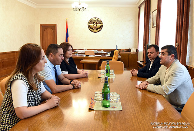 The Head of the State highlighted the visits of representatives of the Armenian political forces to Artsakh, and meetings with them