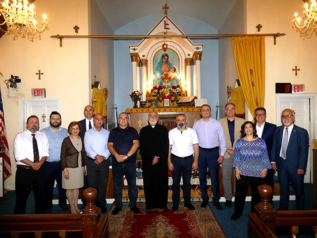 Minister David Babayan Visited Armenian Churches in Washington