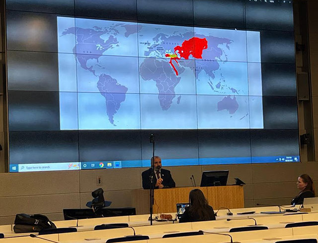 David Babayan Delivered a Lecture in the University of California