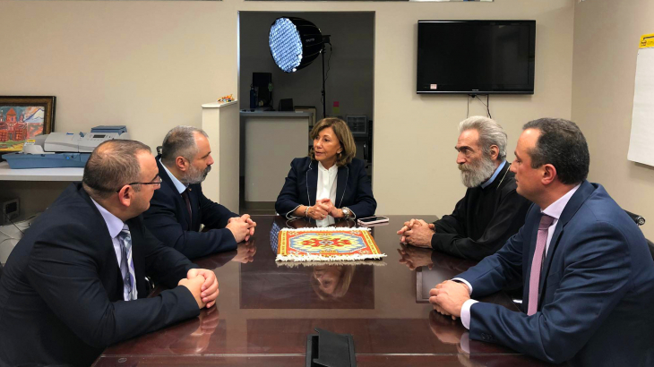 Artsakh FM discusses social-economic development of the Republic with Hayastan Fund executives