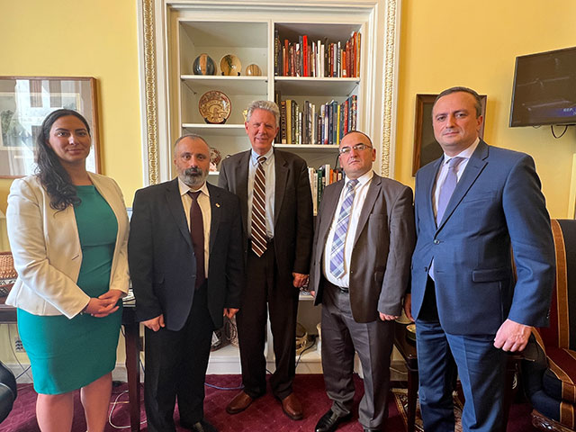 David Babayan Met in the U.S. Congress with a Group of U.S. Congressmen, Senators and Representatives of the Legislative Wing