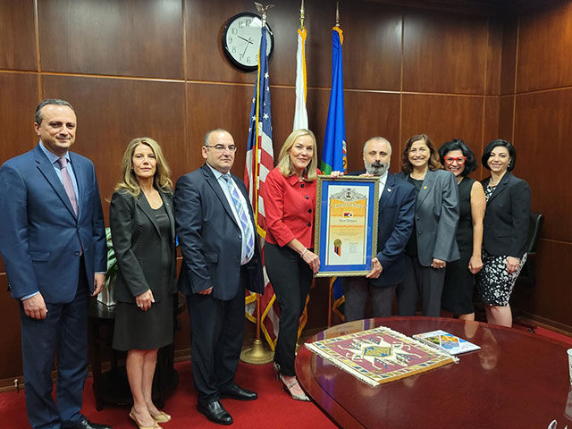 Meeting of Foreign Minister David Babayan with the Los Angeles County Supervisors
