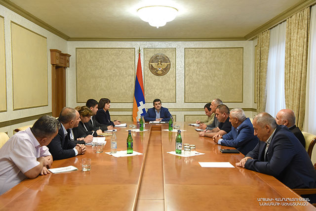 President Harutyunyan held a meeting with a group of public sector representatives