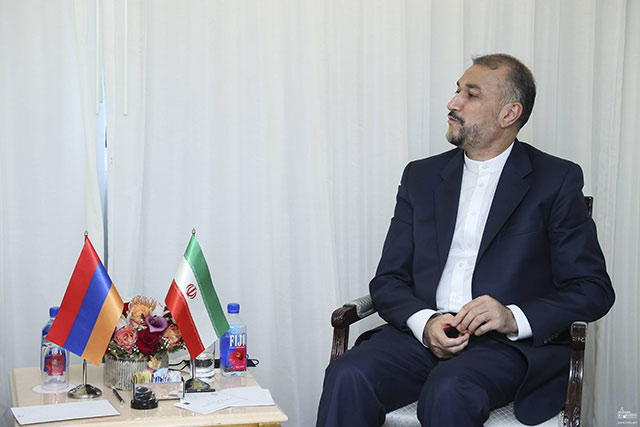 We will witness expansion and deepening of Iran-Armenia relations: Hossein Amirabdollahian