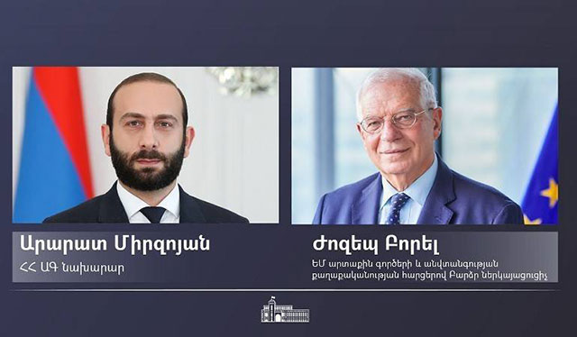 Mirzoyan presented to Borrell: Not only military positions, but also civilian infrastructures became targets of Azerbaijani aggression