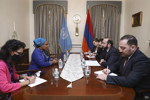 Ararat Mirzoyan and Alice Wairimu Nderit exchanged views on the role of high technologies in the prevention of genocides and crimes against humanity