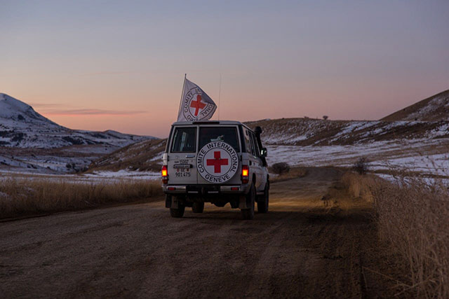 ICRC facilitated transfer of nine people from Stepanakert to Yerevan for treatment
