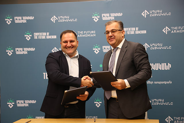 The FUTURE ARMENIAN Development Foundation and reAarmenia collaboration platform signed a Memorandum of Cooperation