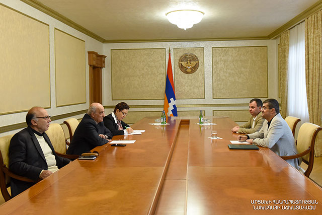 President Arayik Harutyunyan received the experts of the “Ararat Alliance” think tank