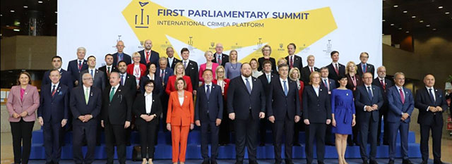 Cederfelt expresses PA’s support for Ukraine at Crimea Platform Summit